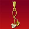 TRUE HEARTS DIAMOND PENDENTS(JPO173V) - Click here to View more details about this Product